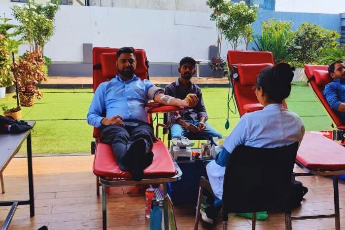 Blood Donation Camp at Mantra